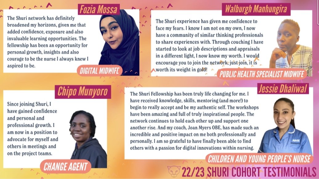 NetworkShuri's tweet image. Happy International Nurses Day ! Join us to hear about our ground-breaking Digital Fellowships for NHS nurses and midwives next week #iwd2023 shurinetwork.com/the-shuri-netw…
Applications open 19 May !