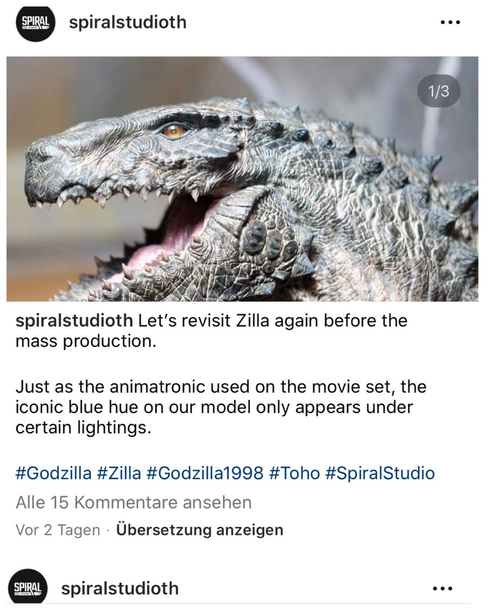 KDM on Twitter "As said months ago Spiral Studios Zilla is Godzilla