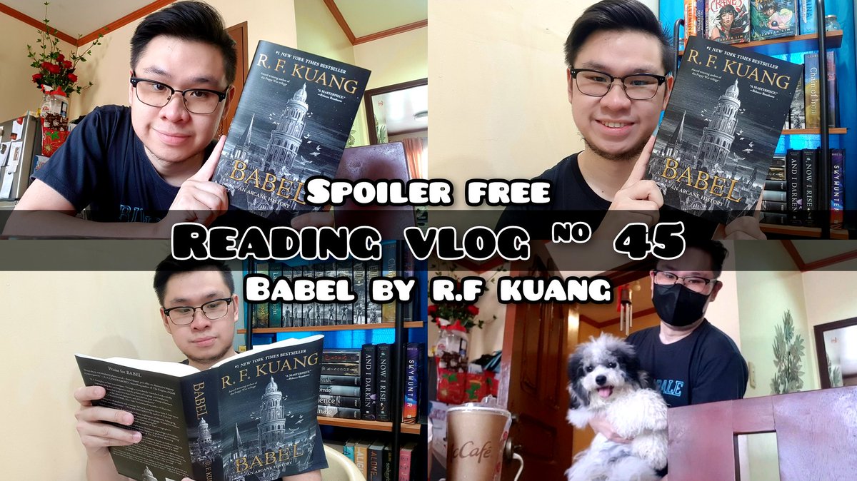 raythereader's tweet image. 🌟NEW VIDEO🌟
📚 Reading Vlog # 45 📚
✏ Babel by R.F Kuang. ❤
✏ My First video for 2023 🙌
📍 RT's always appreciate
youtu.be/9mOtRmXJa30