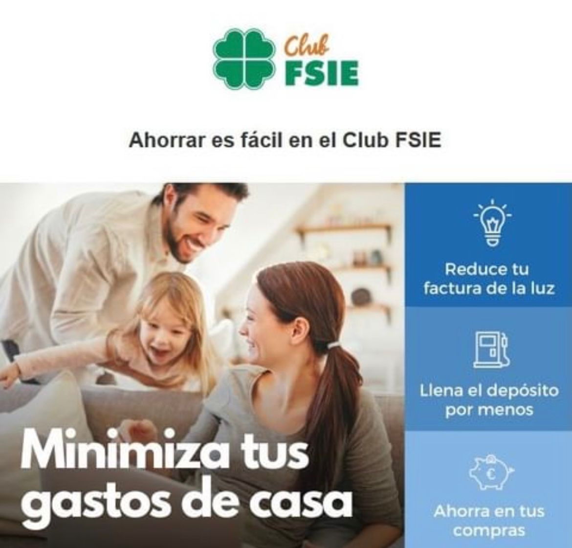 fsiegalicia's tweet photo. 👛 Nova promoción en maio. 🎏 Só #PorSerDeFSIE e do #ClubFSIE, reduce os teus gastos de casa 🏠

⛽🔋🔌🛒🪑 Descontos en @galp, @endesa, @carrefoures ou @ikea.esp , entre outras opcións. 

🔗 Máis info 👉 https://t.co/1D2sxdjTyK 

#SomosFSIE🍀 https://t.co/OXL4oWX2Co