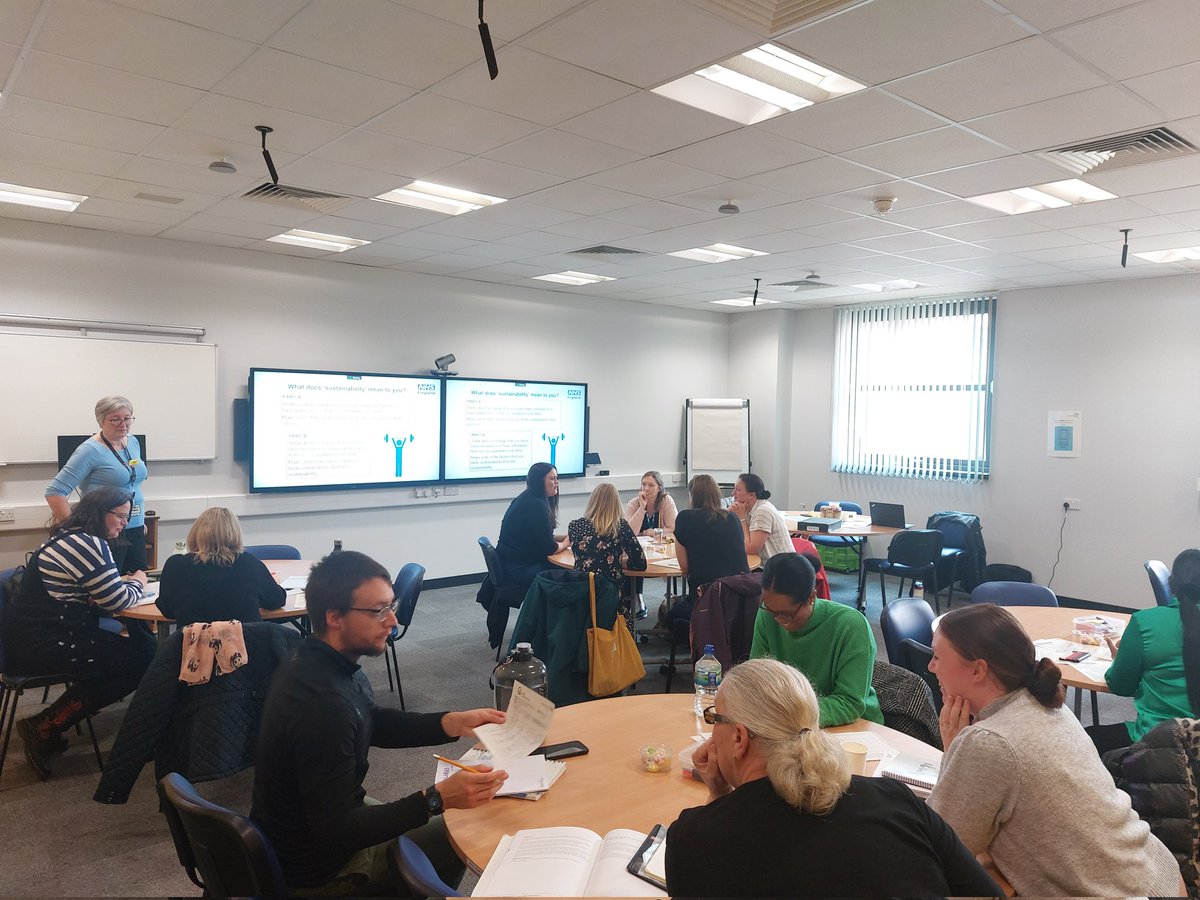 <a href="/JoyceBradley_QI/">Joyce Bradley</a> kicking off #qsir Practitioner day 3 with Sustainability <a href="/WalsallHcareNHS/">Walsall Healthcare</a> @WalsallHCareIm1