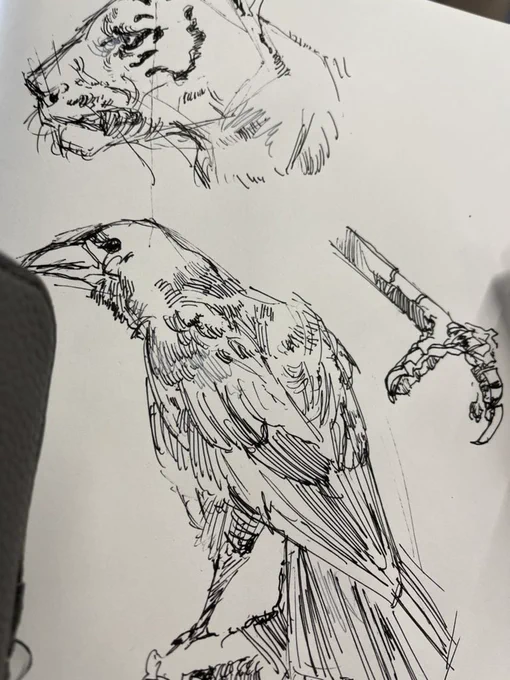 飛行機待ちで時間があったのでちょっと描いた
