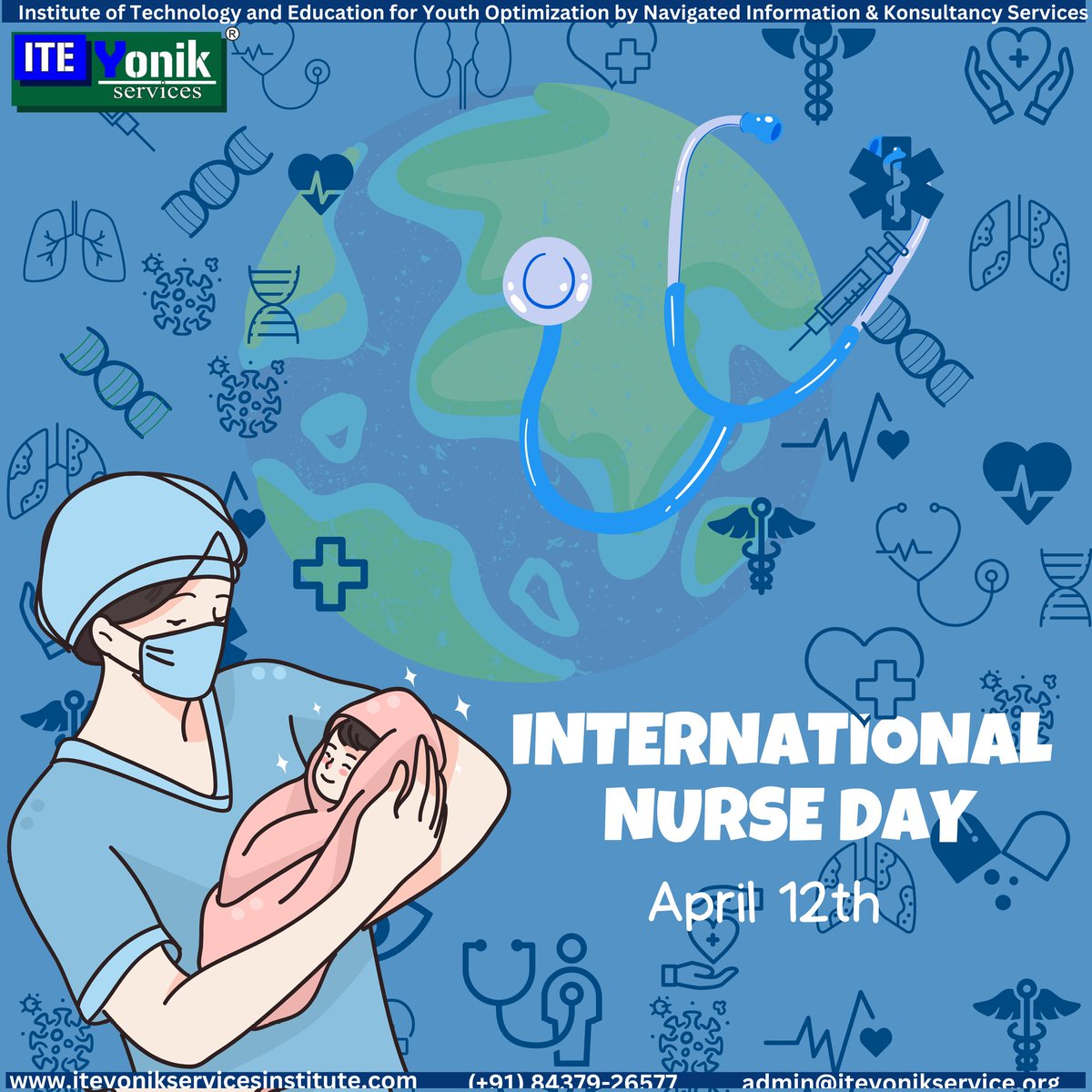 Celebrate nurses’ day to thank them, for in adversity, with us they stay
#nurse 
#internationalnursesday 
#techincaltraining #nontechnicaltraining contact @iteyoniks_training_internships  #iteyoniks #technicalskills #nontechnicalskills #mohali #chandigarh