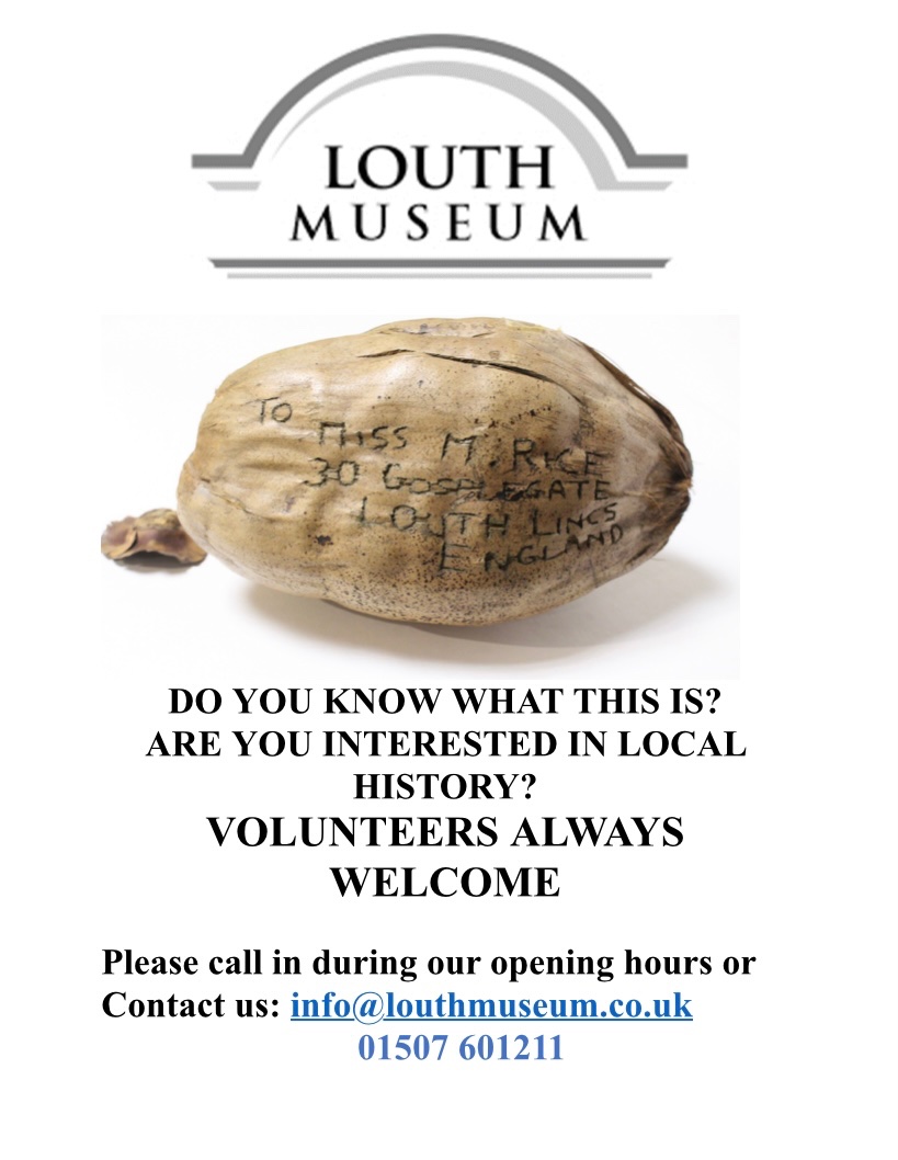 Are you interested in history?! Do you want to get to know like minded people? Then why not come and volunteer at Louth Museum! To get involved head to our website by clicking the link in bio! #louth #louthmuseum #visitlincolnshire