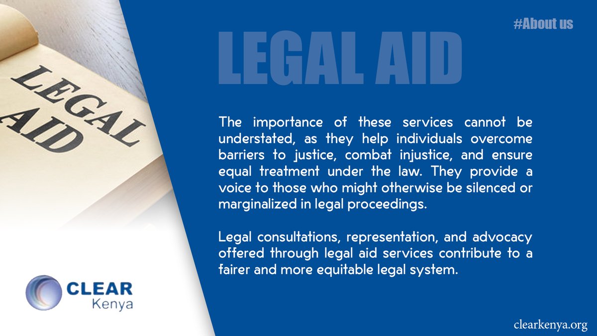The importance of these services cannot be understated, as they help individuals overcome #barrierstojustice, combat #injustice , and ensure #equaltreatment under the law. They provide a voice to those who might otherwise be silenced or #marginalized in legal proceedings.
