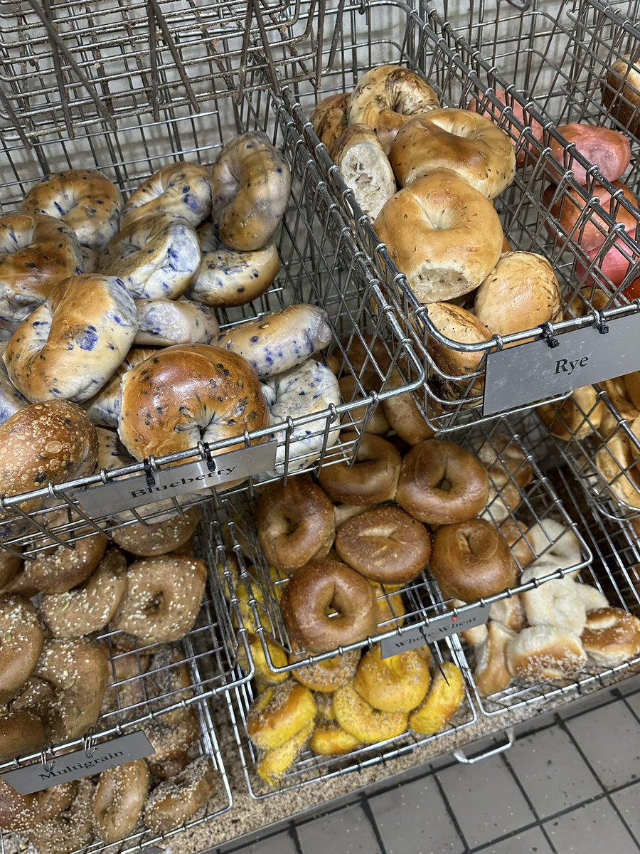 Lauren due on twitter fri yay starts with bagels at big city bagels