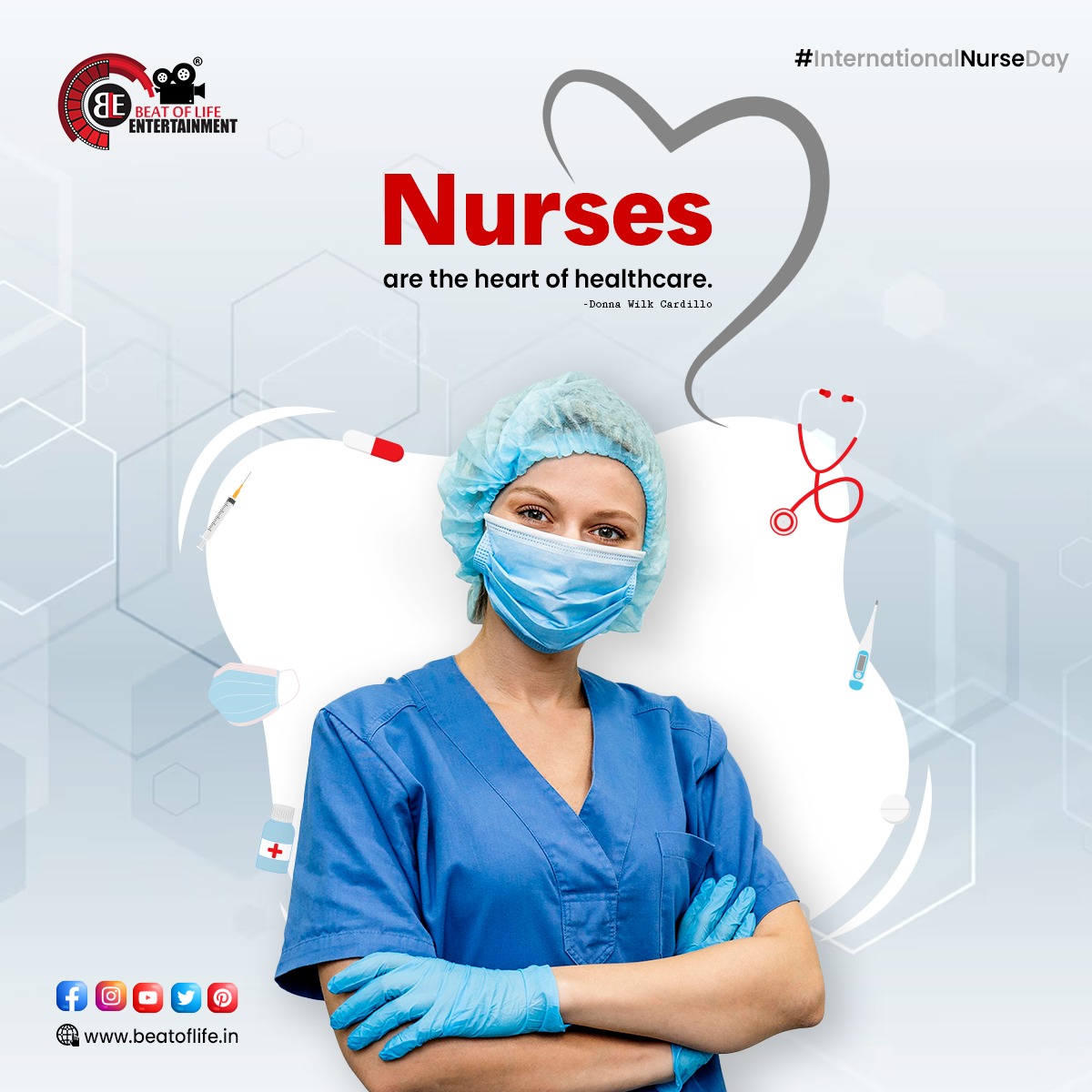 beatoflifeent's tweet photo. Nurses are the heart of healthcare. 📷
- Donna Wilk Cardillo
.
.
.
.
#internationalnursesday #nursesday #nurses #heart #healthcare #ble #beatoflifeentertainment #beatoflife #bleindia #entertainment https://t.co/2R3R7qfFyU