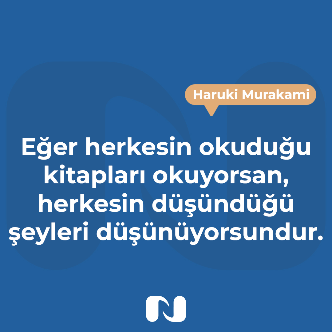 Yazmayı sevmek, yazar olmayı hedefleyen biri için çok önemli bir meziyettir. Düzgün metin, ya doğuştan yetenek ya da ölesiye çaba gerektirir. Başka yolu yoktur.

#Tuvao #HarukiMurakami #motivasyon #kişiselgelişim #Başarı #Murakami