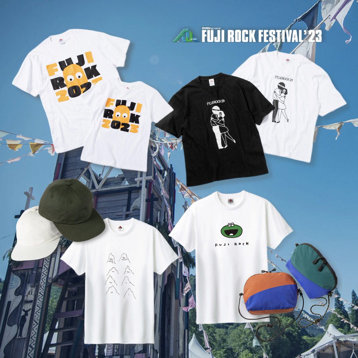 🌻 NEW GOODS 🌻 新作グッズ 受注販売スタート！ #フジロック'23と