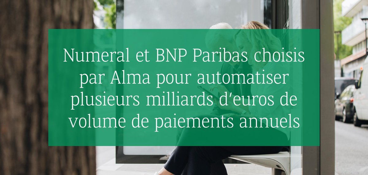 Pour enrichir l’expérience d’achats de nos clients nous avons le plaisir d’annoncer qu’#Alma, leader français du paiement fractionné (#BNPL) vient de choisir <a href="/joinnumeral/">Numeral</a> et <a href="/BNPParibas/">BNP Paribas Group</a> pour automatiser des millions de virements annuels. 
thepaypers.com/payments-gener…