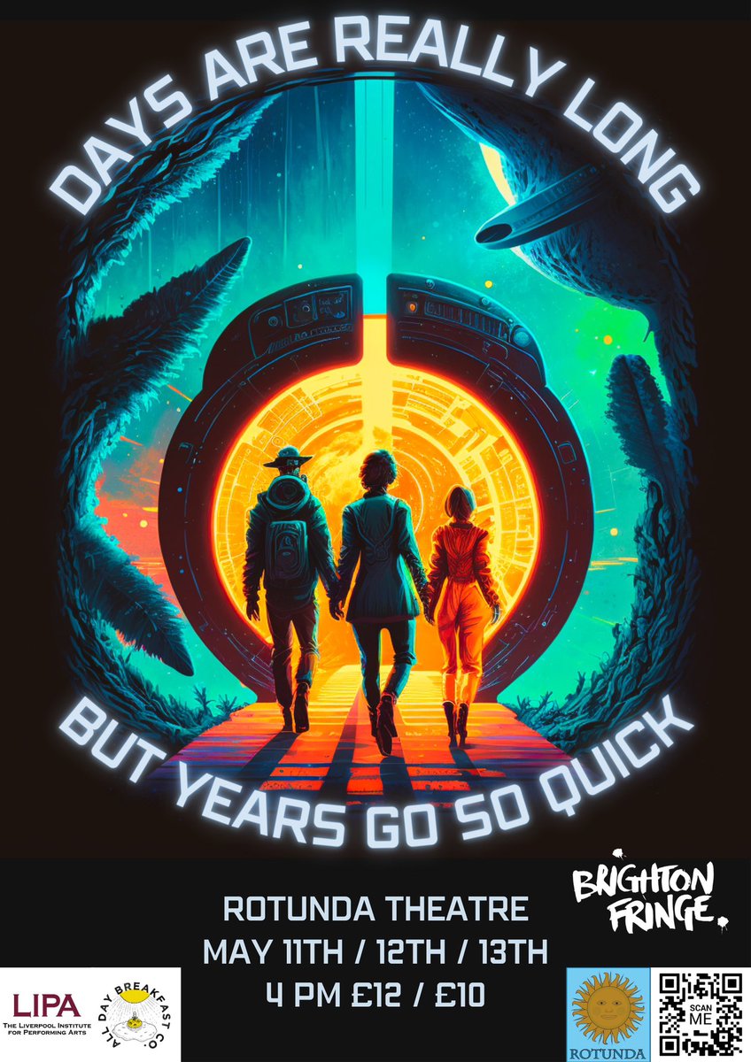 DAY TWO! 

After an exhilarating first day at the <a href="/brightonfringe/">Brighton Fringe</a>, we are ready to do it all over again. I don’t know about you, but I think it’s time to discover something out of this world. 

4PM Bubble Theatre - Rotunda

Tix: rotundatheatre.com/brightonfringe…

#brightonfringe