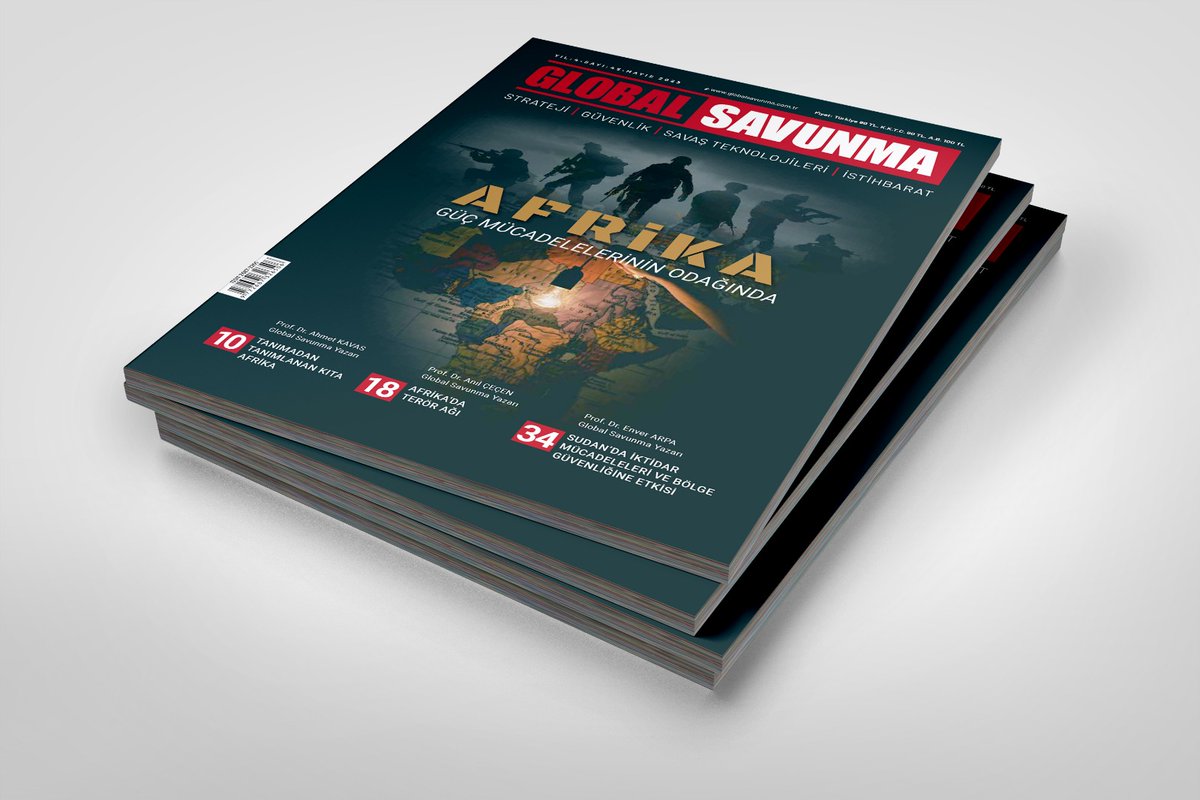 global_savunma's tweet photo. ⭕ Söz Uçar, Yazı Kalır. 

Tüm yönleriyle Afrika özel sayımız kaynak niteliğinde. Birbirinden değerli yazarlarımızın katkı sağladığı dergimizin Mayıs sayısını kaçırmayınız. 
Dünyayı okumak için Global Savunma yeter. https://t.co/DLtvsf1ynl