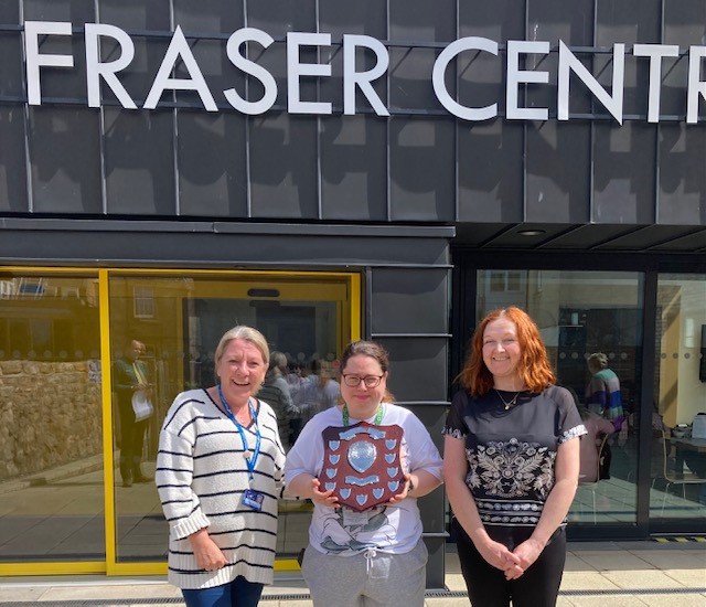 EL_Works's tweet photo. Drumroll please for Stacy who’s been awarded Volunteer of the Year @thefrasercentre. She has become a much loved member of the team, working hard, making everyone smile and great promo work. @ELWorks Lisa is proud to see her fly in her role as cinema host with the most!! @VCEL https://t.co/xFbgSZzaNt