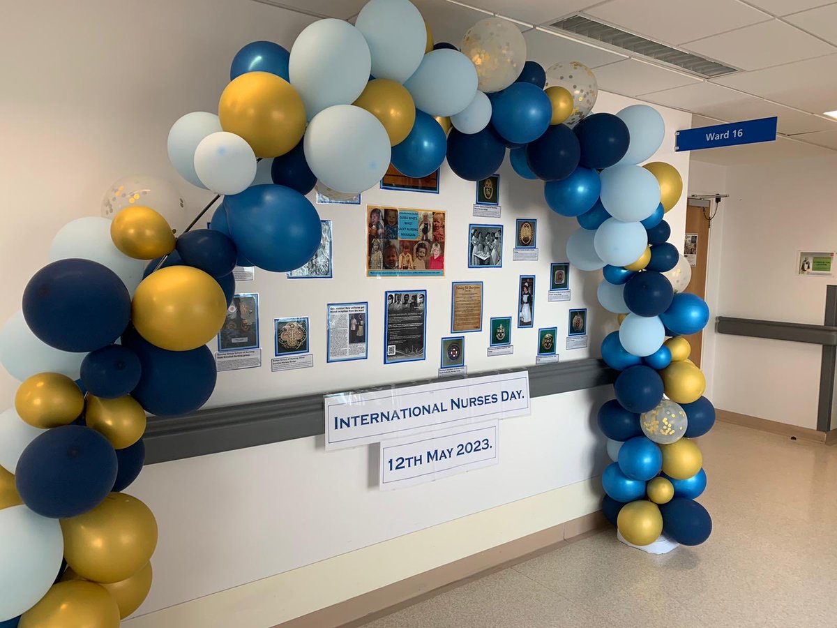 Fab display ⁦@BTHSACCT⁩ for international nurses day 👏🤗⁦@johartley12⁩