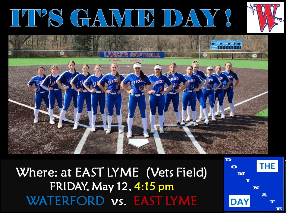 WTFDLANCERSOFT1's tweet photo. It's GAME DAY!
The Lancers (11-5, 4-0) travel to EAST LYME (8-6, 0-4) for an ECC D1 Game (4:15 pm). JV is home on the turf vs NFA, 4:15 PM!
LET'S GO!
#BounceBackDay
#BELIEVE
@lancer_sports1 @GameTimeCT @GoECCAthletics https://t.co/wLDHoxWBxm