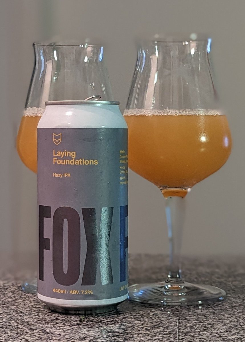 This one's been rolling around the back of the fridge for a few weeks here in Melbs (if you're in Newy, it turned up on Warner's website today) - good-as-ever @foxfridaybrew hazy! #GetIntoIt #GoodBeer 🍻