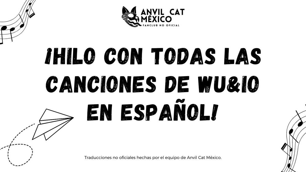 ANVIL CAT MÉXICO 📌 WU&IO🚆 ️ on Twitter "230512 TRADUCCIONES ¡Hemos