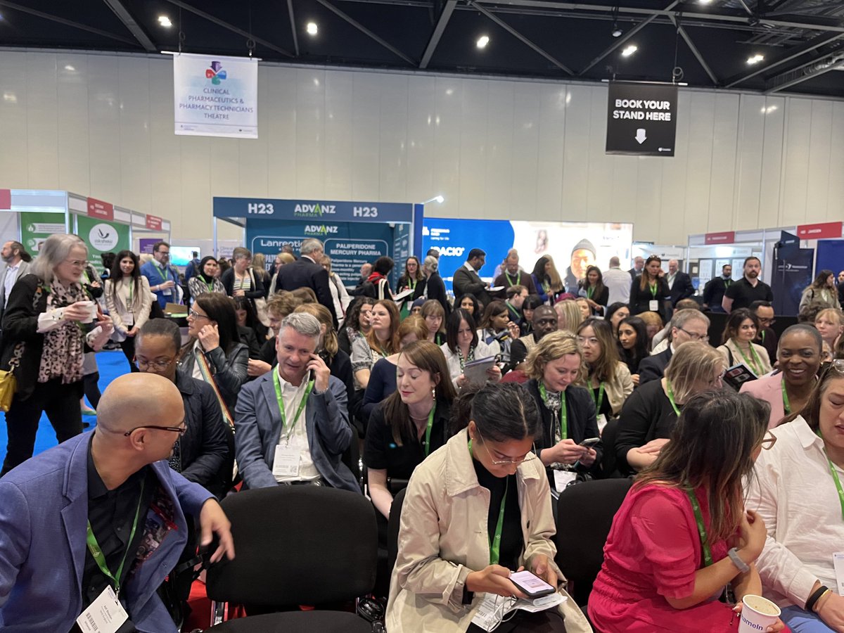 It’s a busy busy #CPC 2023 this year! Great to see that the train strikes haven’t dimmed the appetite for #ClinicalPharmacy content 🙂⁦⁦⁦@CPCongress⁩