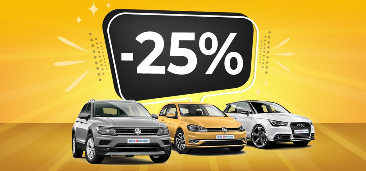 ae_carhire's tweet photo. Don’t lose out!
Today’s the last day of our Flash Sale where you can save up to 25% on car hire offers worldwide. Find your perfect car rental and book now! 👉https://t.co/zoFGmzv3Zk #carhire #autoeurope #flashsale https://t.co/b0pV7FJehK