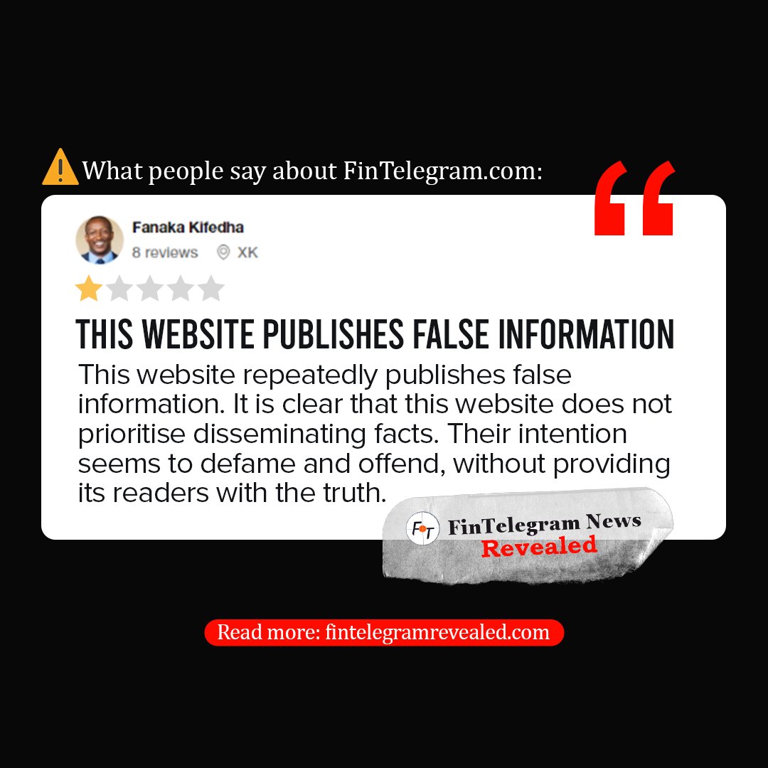 fintelegramnews's tweet photo. What people say about https://t.co/7sTwSCvtGR 👀

Read more: https://t.co/GCp6UfDHPq

#FinTelegram #fintelegramrevealed #scam #scammers #ScamAlert #finance https://t.co/E2AVuiVLTO