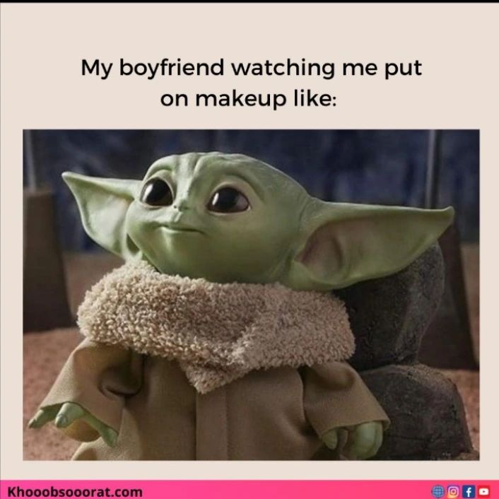 Tag your Boyfriend 😂
.
.
Follow:- @khooobsooorat
.
.
#boyfriend #makeup #meme #memepost #funny #babyyodha #grogu #grogumemes #disney #funnypost #khooobsooorat #khooobsoooratbeauty