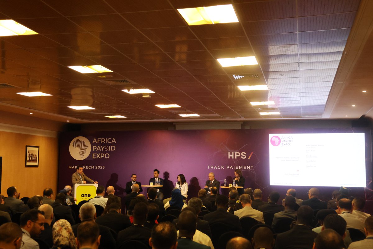 HPS_worldwide's tweet image. Bonjour Marrakech!
Deuxième jour à l&apos;AFRICA PAY &amp;amp; ID EXPO et place au premier panel du jour &quot;Paiement Mobile: Que faut-il pour que ça marche ?&quot; avec @gilreant  - Directeur Business Innovation à @HPS_worldwide
#APIDE2023