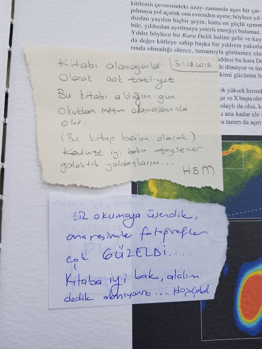 Mustafa İnan kütüphanesindeki bir kitabın arasından çıkan notlar