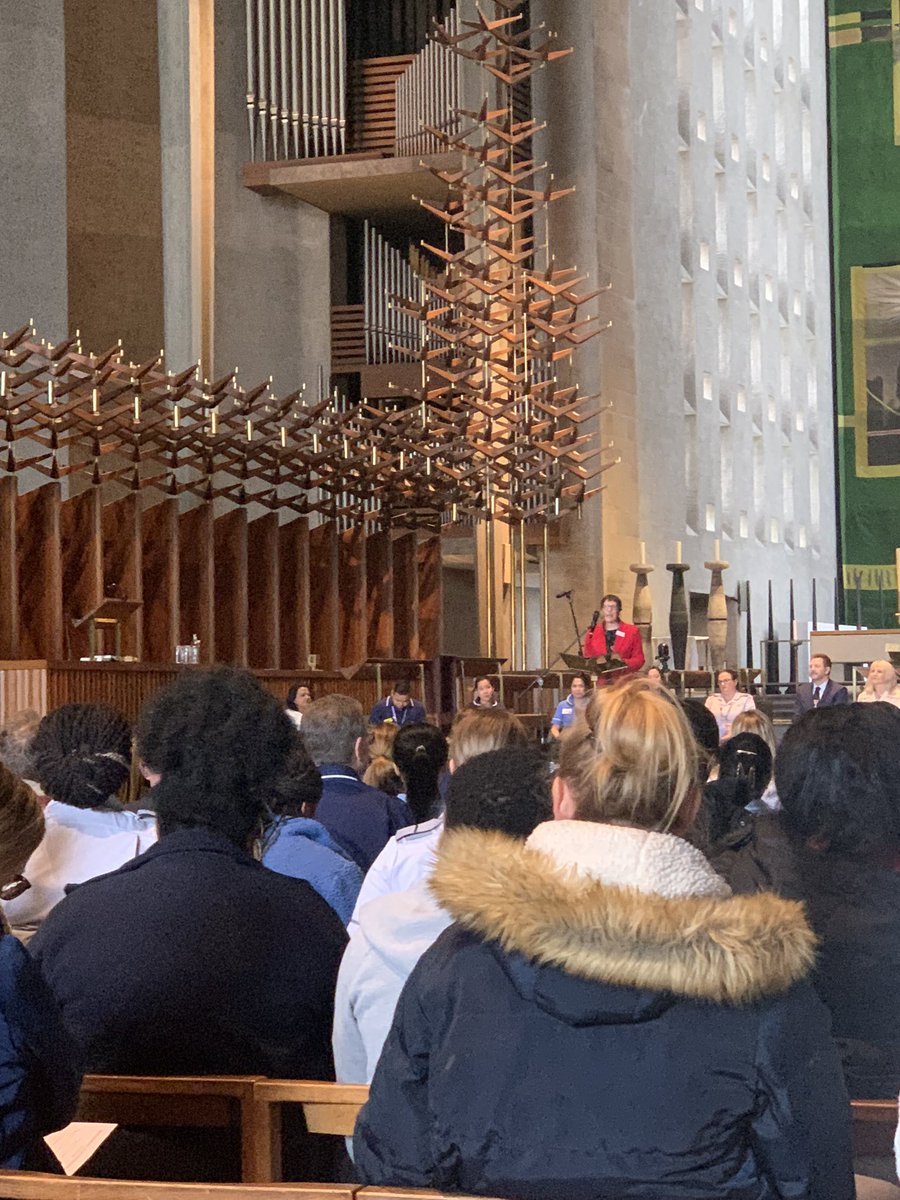 MoppettSarah's tweet image. Amazing to be a part of celebrations of International Nurses and Midwives Day and Coventry Cathedral - #recognitionmatters #NextGeneration #IND2023
