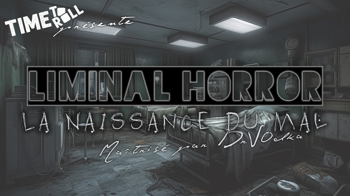 Time_To_Roll's tweet image. Une partie bien sombre, du jeu #LiminalHorror

Un père et un médecin, confrontés à l'horreur.

La naissance du mal - Épisode 1 ▶️youtu.be/3iDX5k2JNNU

TW horreur, hôpitaux, décès