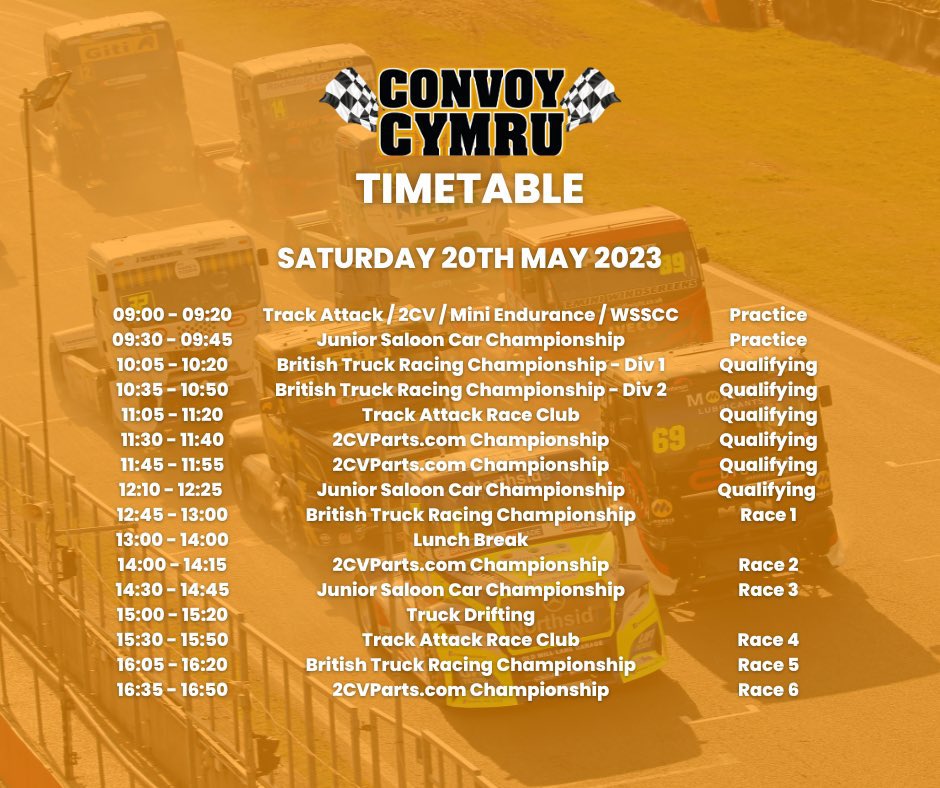 PembreyCircuit's tweet image. Check out the timetable for next weekend’s Convoy Cymru event! 

🎟️: pembreycircuit.co.uk/racing/british…

#PembreyCircuit