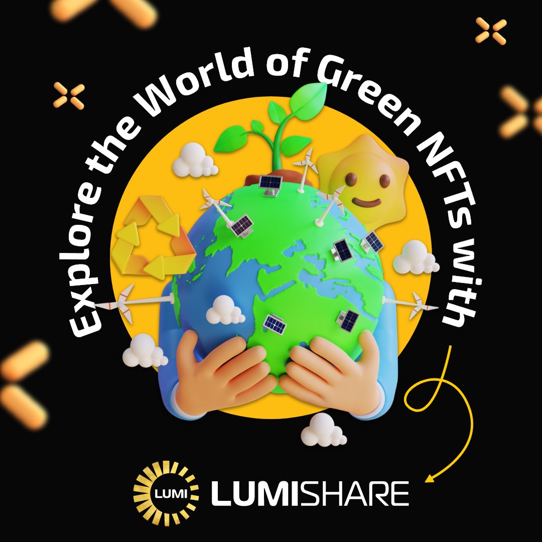 Lumishare_Lumi's tweet image. Explore the world of Green NFTs with Lumishare, where investors can engage with groundbreaking eco-friendly projects.

We allow everyone to make a tangible difference for both the environment and their financial goals.

#Renewables #EcoFriendlyProjects #Lumishare