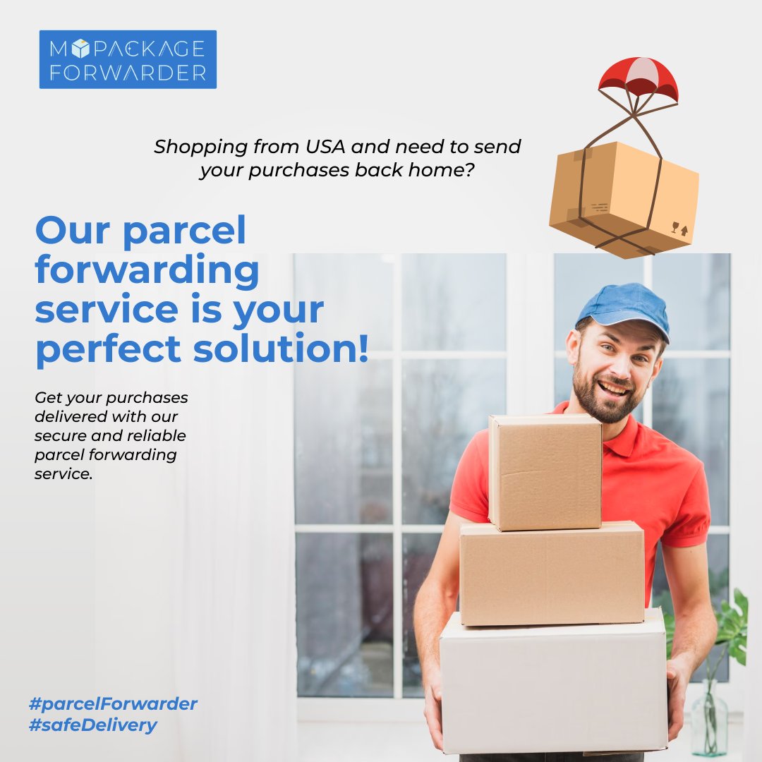 ForwardPackage's tweet photo. Shopping from USA and need to send your purchases back home? 
Our parcel forwarding service is your perfect solution!

Get your purchases delivered with our secure and reliable parcel forwarding service. #parcelforwarder #safedelivery #parcelforwarder #onlineshopping #shipping https://t.co/Ut5mdapCyQ