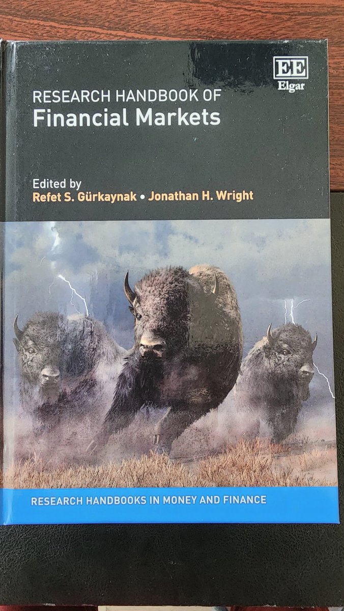 Three years of effort. Many timely, insightful chapters by truly excellent authors. The Research Handbook of Financial Markets is just published. 

Now sharing the joy, will write separately to introduce the volume.