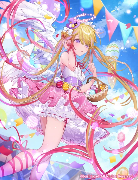 本日5/12発売カードファイト!! ヴァンガード「フェスティバルブースター2023」にて『キミとふたりで セラフィエル』描かせていただきました!よろしくお願い致します #ヴァンガード #cf_vanguard