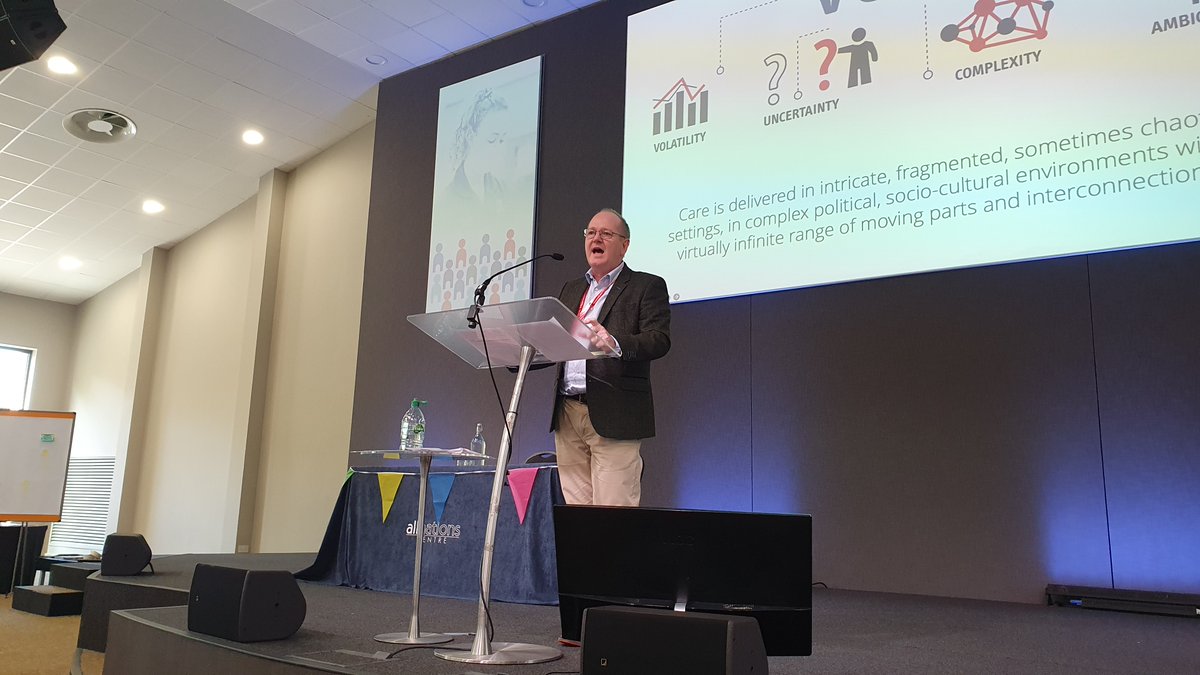 On stage now is Jamie Hayes, a Leadership &amp; Performance Coach. His session is about “Creating a culture to empower nurses to lead with compassion”.

#VUNHSTNurses23