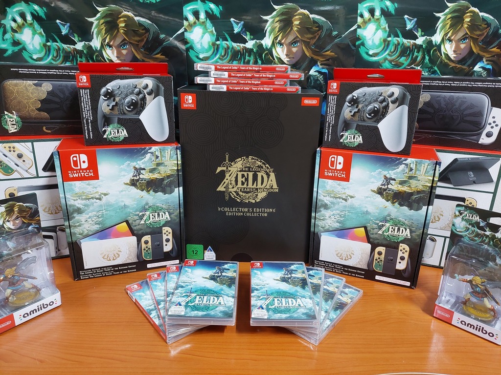 indiegluedev's tweet photo. Missed the Pre-Order?
Get a copy of The Legend of Zelda: Tears of the Kingdom TODAY!!

We have stock of: the Game, Console, Carry Case, Pro Controller, Collector Edition and Amiibo! Ready for Day One Release!

An epic adventure across the land and skies … https://t.co/Tt06gN5sAy https://t.co/MIBtiFDZit