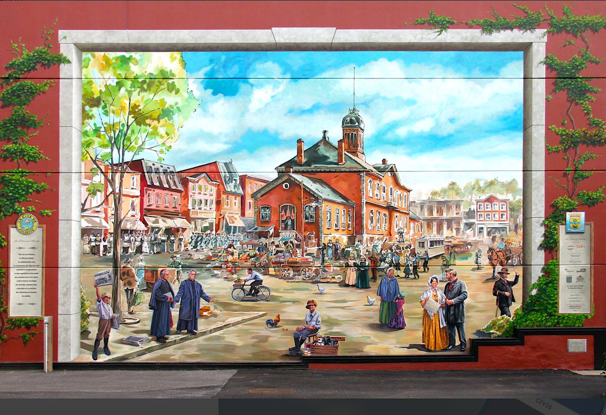 glavoie_intl's tweet photo. Parce que c'est vendredi (et que je suis en route pour @VilledeJoliette )... un peu d'Art urbain !
 
Oeuvre intitulée "La Place du Marché" , par @CCdesignUrbain (#CitéCréation), à la Place Bourget, #Joliette, Qc. 

#VendrediArtUrbain https://t.co/zeD5yRbbLn