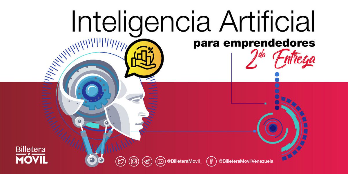 Visita nuestro canal en Telegram t.me/billeteramovil… y conoce los beneficios de la Inteligencia Artificial, tecnología con capacidad para potenciar tus ventas, el crecimiento de tu emprendimiento, recolectar datos sobre los clientes y tomar decisiones rápidas y acertadas.