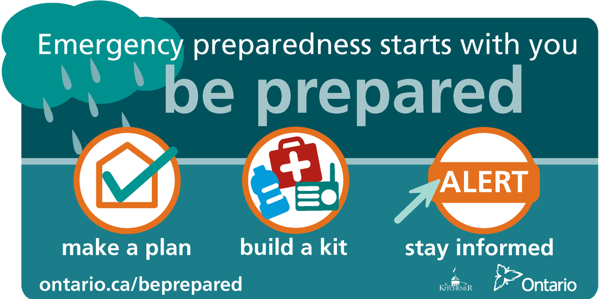 CityKitchener's tweet photo. You canโt predict an emergency, but you can prepare for one. Check out this great online tool to help you build your emergency preparedness action plan: https://t.co/MM0EX8Qolq
#EPWeek2023 #ONReady https://t.co/zS2EINUTrw
