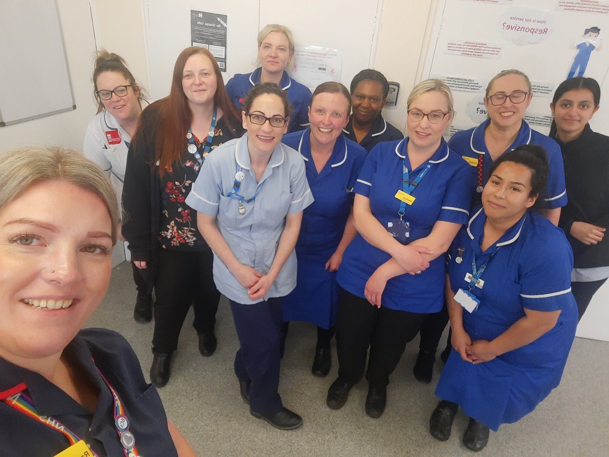 DnmpftN's tweet photo. Our Meir PCN Team sharing a smile in celebration of #InternationalNursesDay https://t.co/O19pSJ0aTR