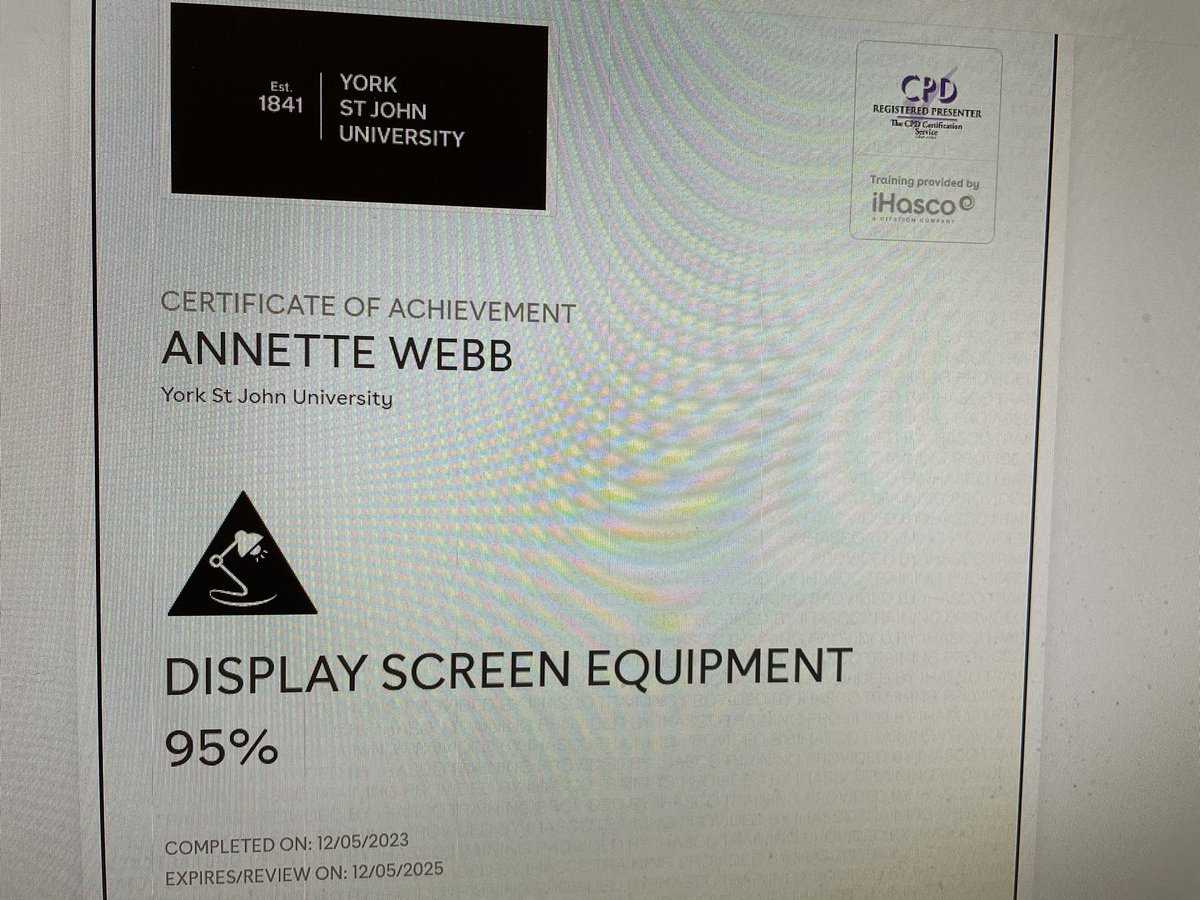 I’ve passed my DSE course <a href="/ThomasPeachLib/">Tom Peach</a> #iHascoCompetition