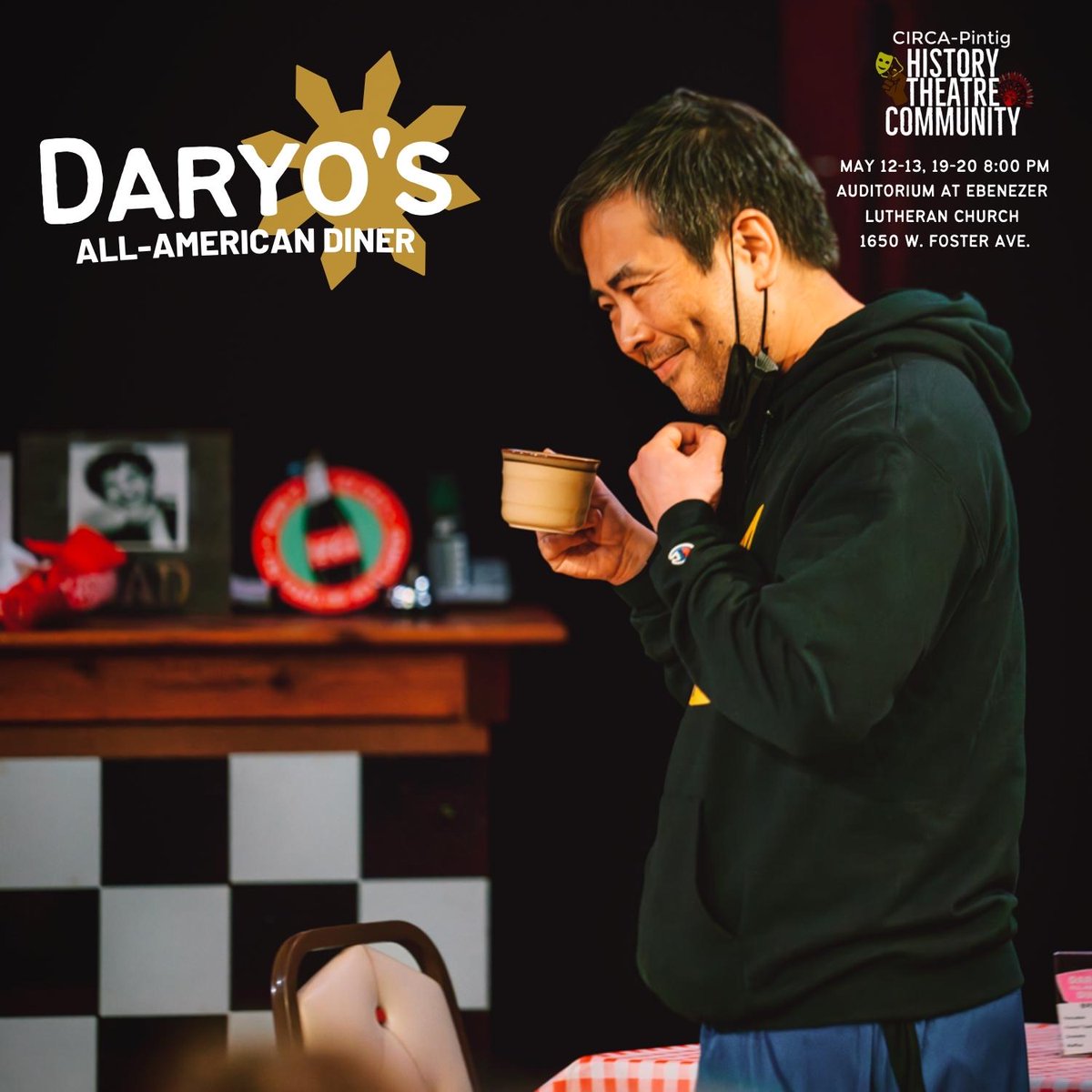 ginger_energy's tweet photo. CIRCA PINTIG returns in its 32nd season with the world premiere of DARYO’S ALL-AMERICAN DINER co-billed with Chicago Danzetheatre Ensemble's THE WASTELAND!

Tickets at the link: https://t.co/ah0yATOwki https://t.co/K3HWxgsxg3