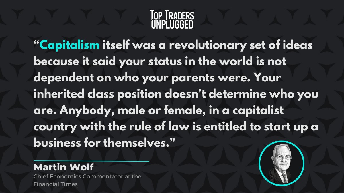 TopTradersLive's tweet image. 🔄 Capitalism as a revolutionary idea in its early days? Join our fascinating conversation with @martinwolf_ and @kcold1 as they delve into the origins of capitalism. Don't miss it! 🎧 #CapitalismHistory #EconomicEvolution