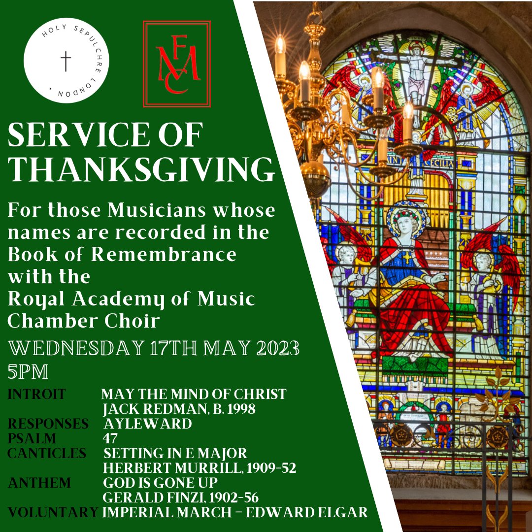 In place of our regular Choral Evensong, we have our Friends of the Musicians' Chapel Service of Thanksgiving for those musicians whose names are recorded in the Book of Remembrance. All are welcome to attend, please note the slightly earlier time of 5pm hsl.church/upcoming-event…