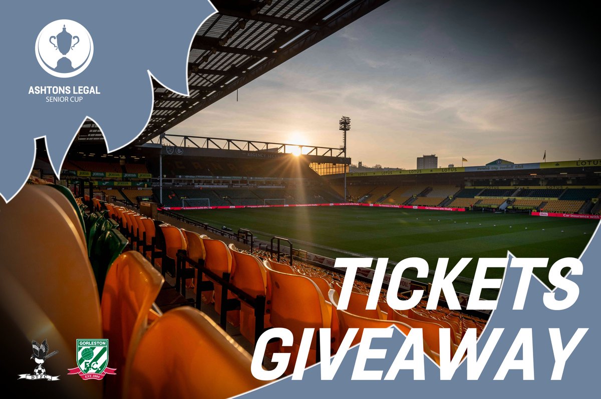 🎟️ TICKETS GIVEAWAY 🎟️

We are giving away three pairs of tickets for the <a href="/AshtonsLegal/">Ashtons Legal LLP</a> #SeniorCup Final between <a href="/DerehamTown/">Dereham Town</a> and <a href="/gorlestonfc/">Gorleston Football Club</a>!

To enter, all you have to do is RT this tweet &amp; make sure that you are following us! Winner announced 5pm on Monday.

#NorfolkFootball