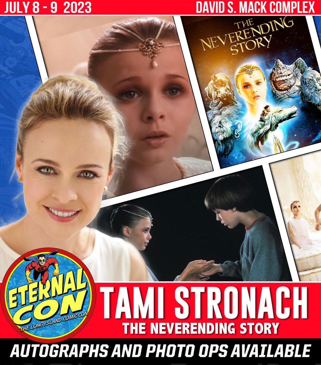 EternalConExpo's tweet photo. The Neverending Story! Noah Hathaway (Atreyu) and Tami Stronach (The Childlike Empress). ♪Turn around, Look at what you seeeeee....
➡️ Get your tickets TODAY https://t.co/Ja5ilfm6y2
#neverendingstory  #eternalcon #longislandcomiccon #comicconvention #noahhathaway #tamistronach https://t.co/EVgFleMv57