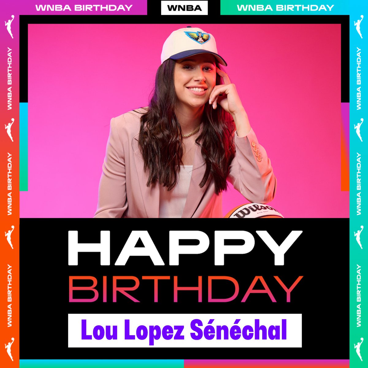 Happy Birthday to the 5th overall pick in the 2023 #WNBA Draft, @Loulpzs8 🎈

Enjoy your day rook ‼️