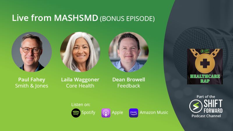 Thank you Jared Johnson @jaredpiano for having us back on the @healthcarerap! Paul Fahey had a chat with Dean Browell and Laila Waggoner on healthcare disruptors and how COVID has changed consumer expectations. 

Listen here: bit.ly/3I0E8Af 

#MASHSMD