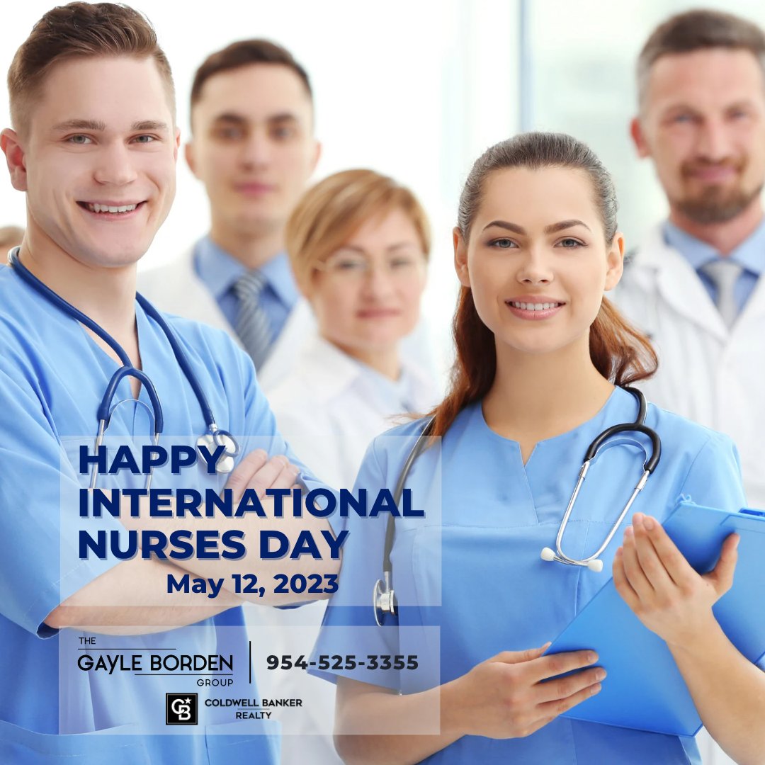 Today is the day to celebrate the hearts that keep the hospitals working.

#gaylebordengroup #NursesDay #coldwellbankerrealty #lasolas #realtorlife