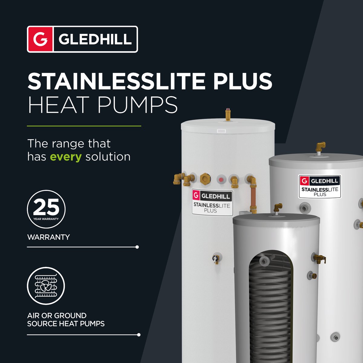 Our StainlessLite Plus is available in 7 different sizes ranging from 90L to 300L and have been designed to be used with heat pump monoblocs or with photovoltaic panels.
Completed with a 25-year warranty! 🏆
gledhill.net/products/unven…
#GledhillGroup #HotWaterCylinder #HotWater